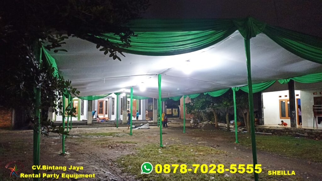 Sewa Tenda Konvensional Dekorasi Plafon Jakarta