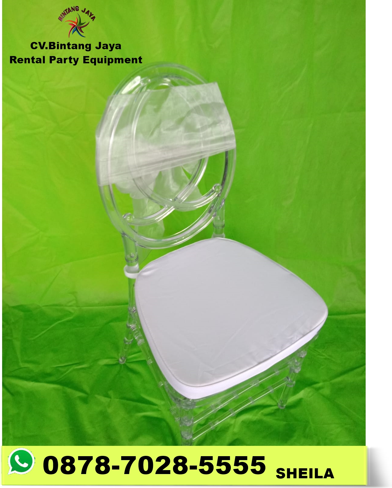 kursi olivia acrylic