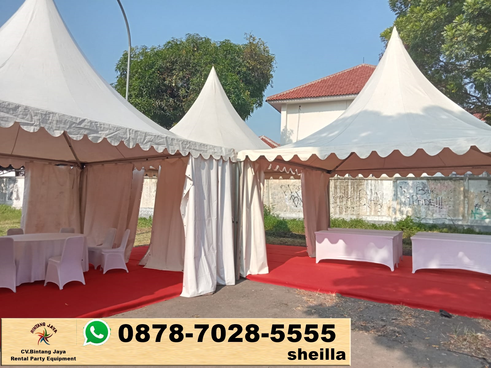 Sewa tenda Tegal Parang Mampang Prapatan Jakarta Selatan