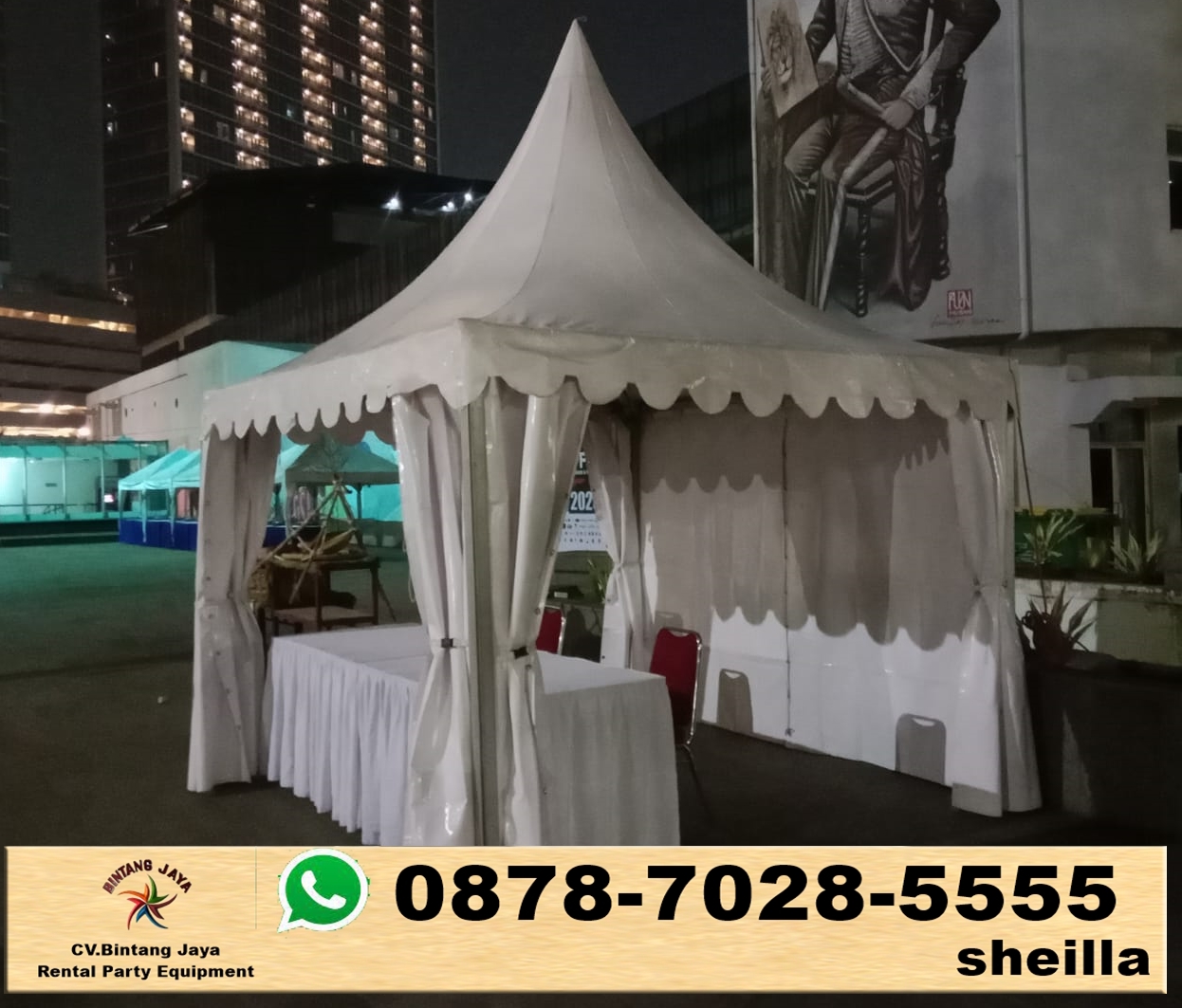 Sewa Tenda Cempaka Putih Jakarta Pusat