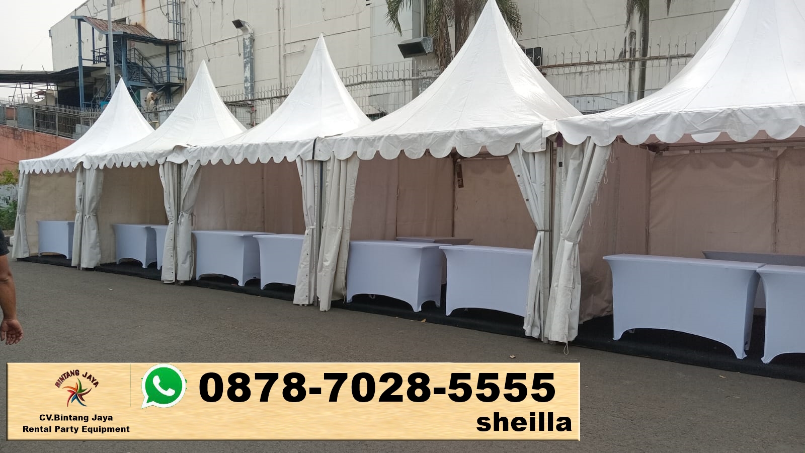 Sewa tenda Petojo Selatan Gambir Jakarta Pusat. Produk sewa tenda adalah produk sewa alat pesta yang sangat penting peranannya di dalam sebuah event.