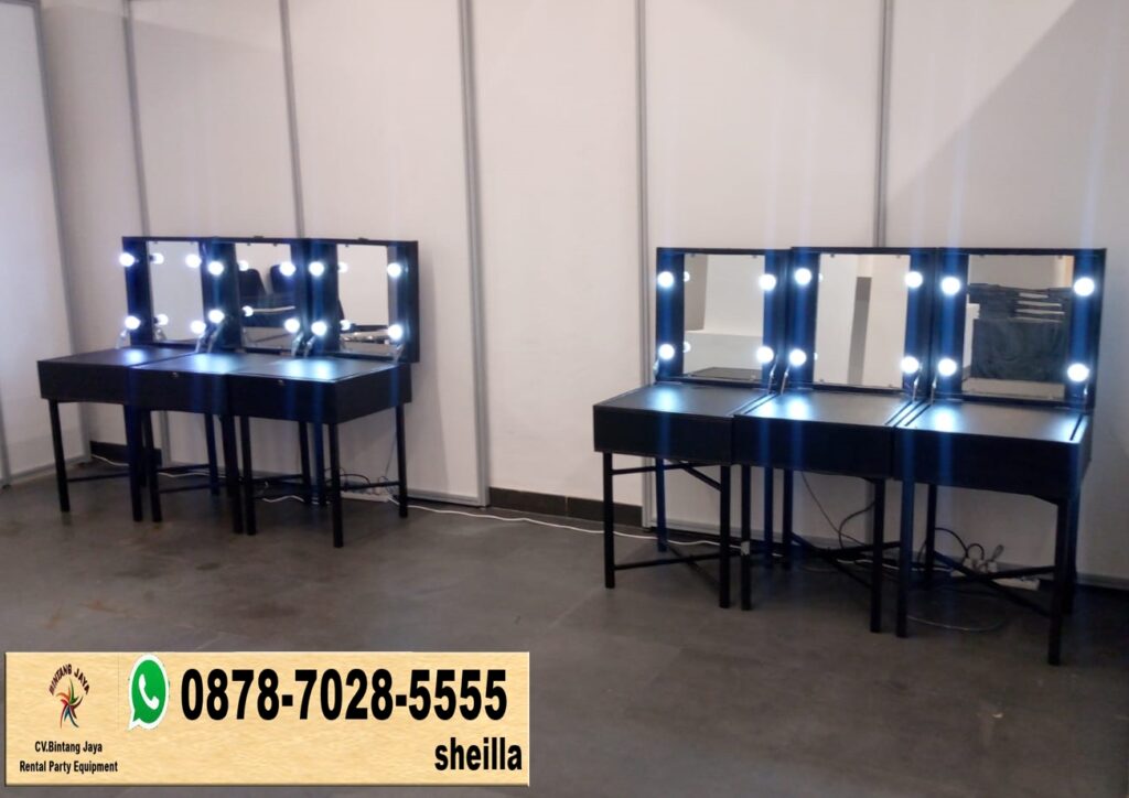 Sewa meja rias portable harga sewa murah Jakarta Pusat