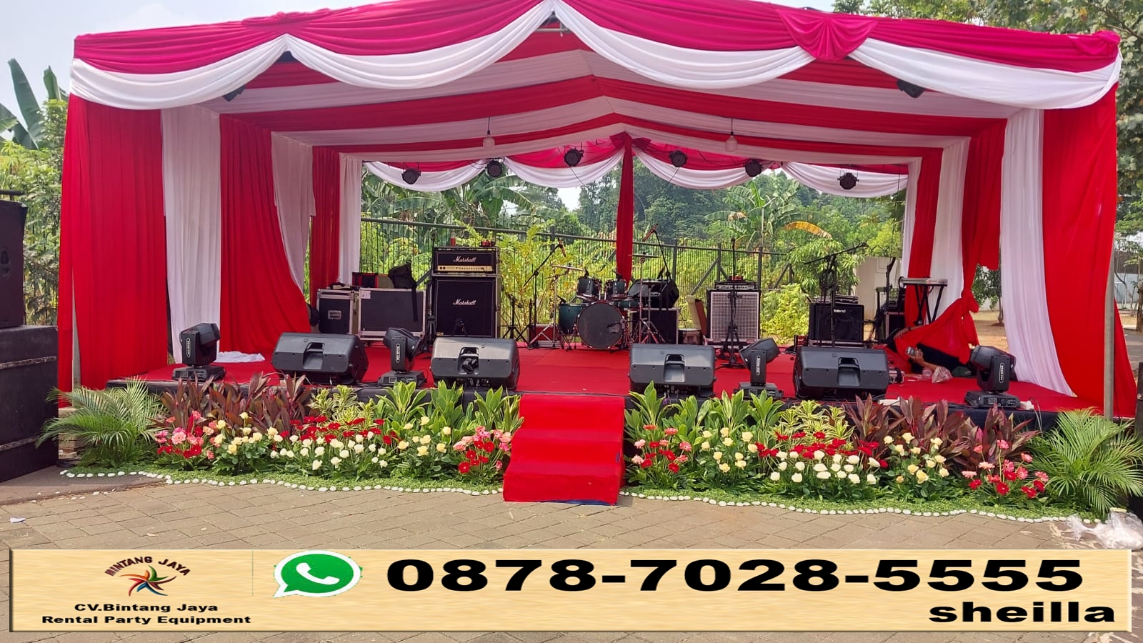 Sewa tenda Paseban Senen Jakarta Pusat