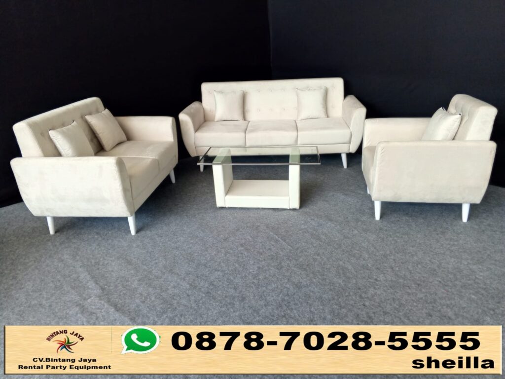 Sewa kursi sofa Kawasan Industri Indotaisei Karawang