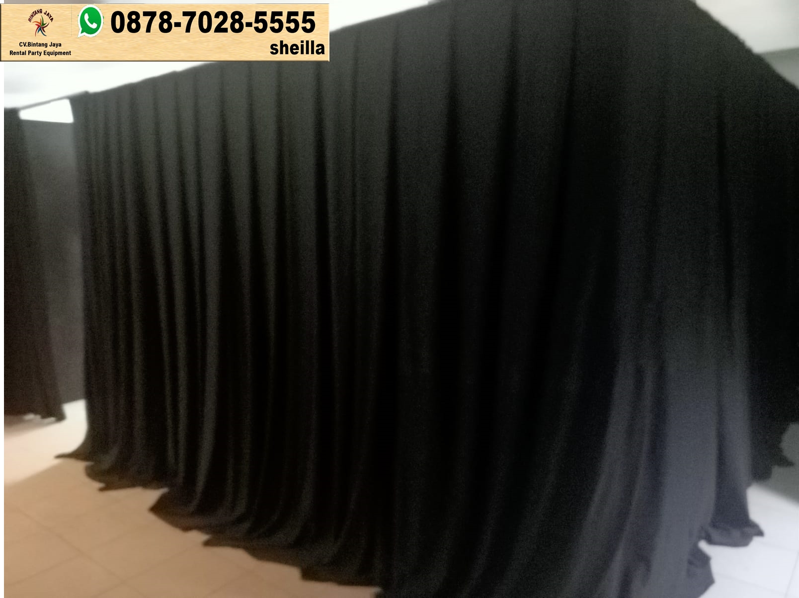 Sewa tirai penyekat ruangan Karawang International Industrial City Bekasi