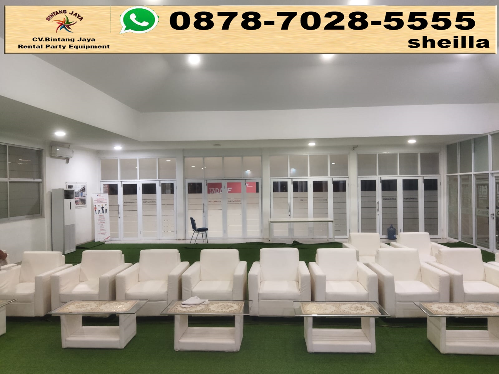 Menyewakan kursi sofa single dan double Teluk Jambe