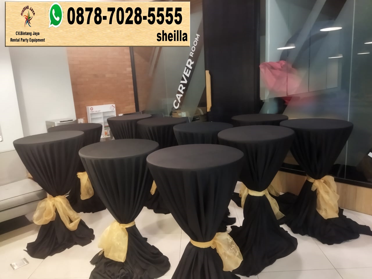 Sewa meja bar multiplek lapis kalep VIP Jakarta