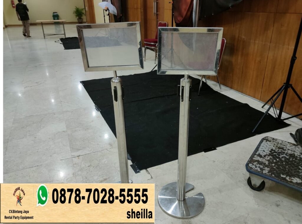 Sewa sign out landscape gratis ongkir Jakarta Pusat