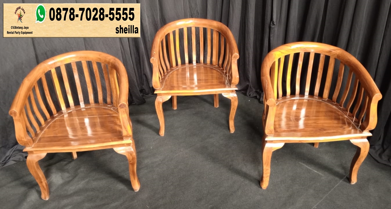Jasa layanan sewa kursi Betawi kayu Tambun Bekasi