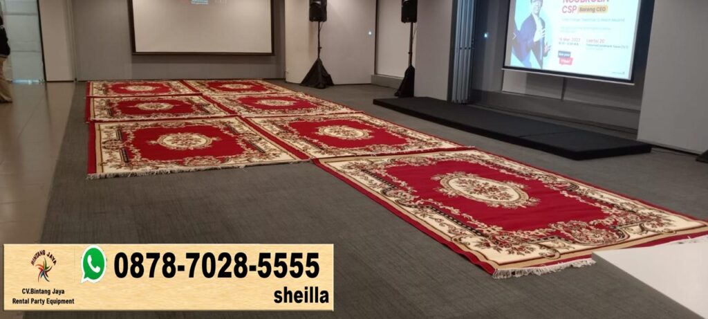 Layanan sewa karpet permadani wangi dan bersih Bekasi
