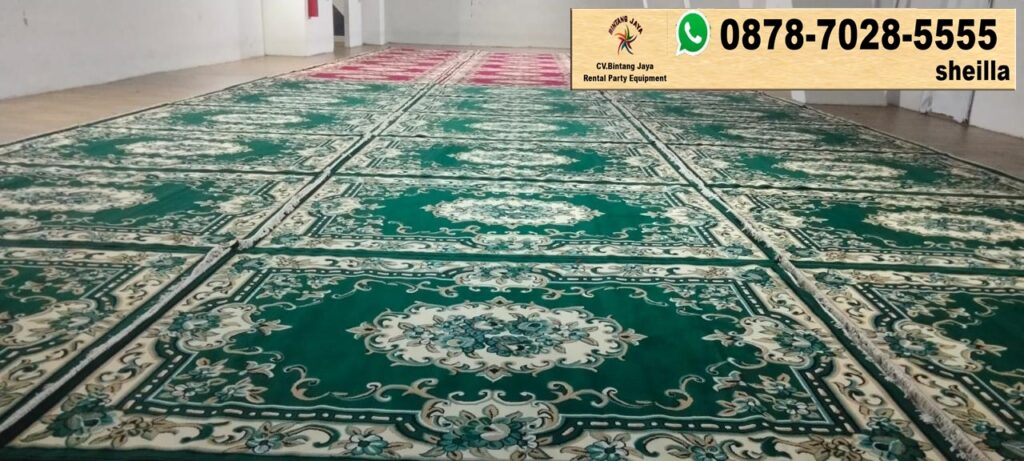 Layanan sewa karpet permadani wangi dan bersih Bekasi