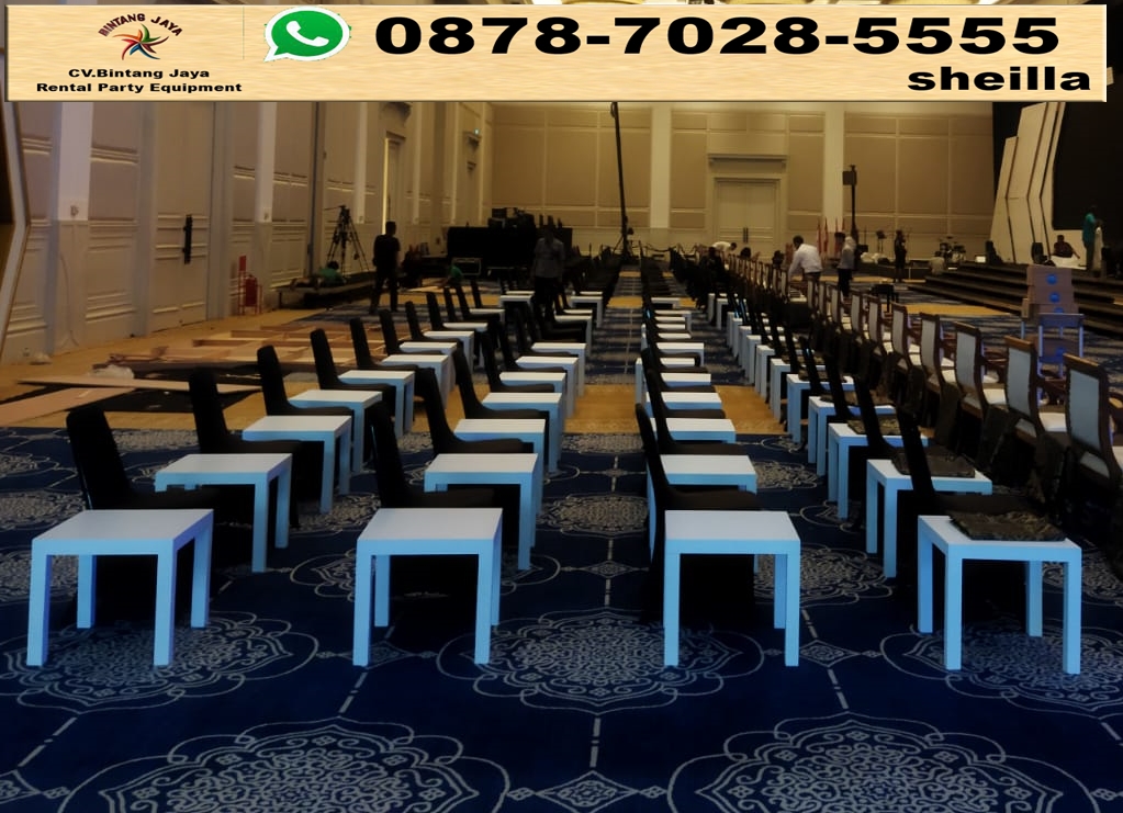 Menyediakan sewa meja melaminto putih kotak Bekasi