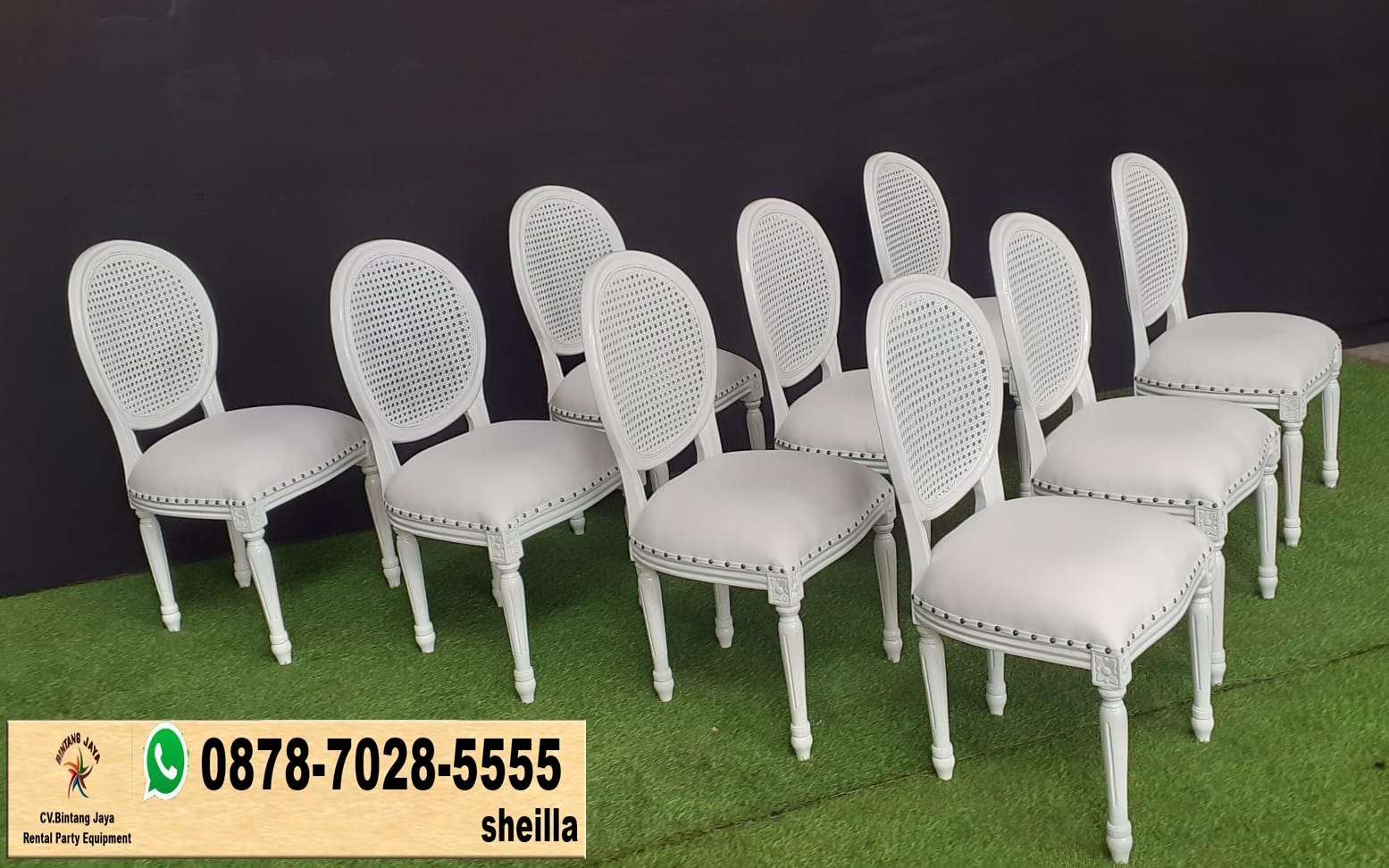 Pusat sewa kursi pesta beragam model Bekasi