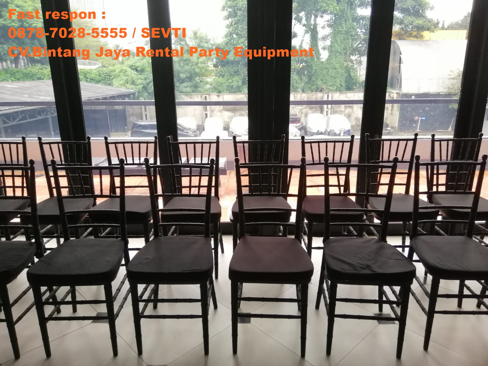 Sewa kursi Jakarta alat pesta terlengkap di wilayah Jakarta