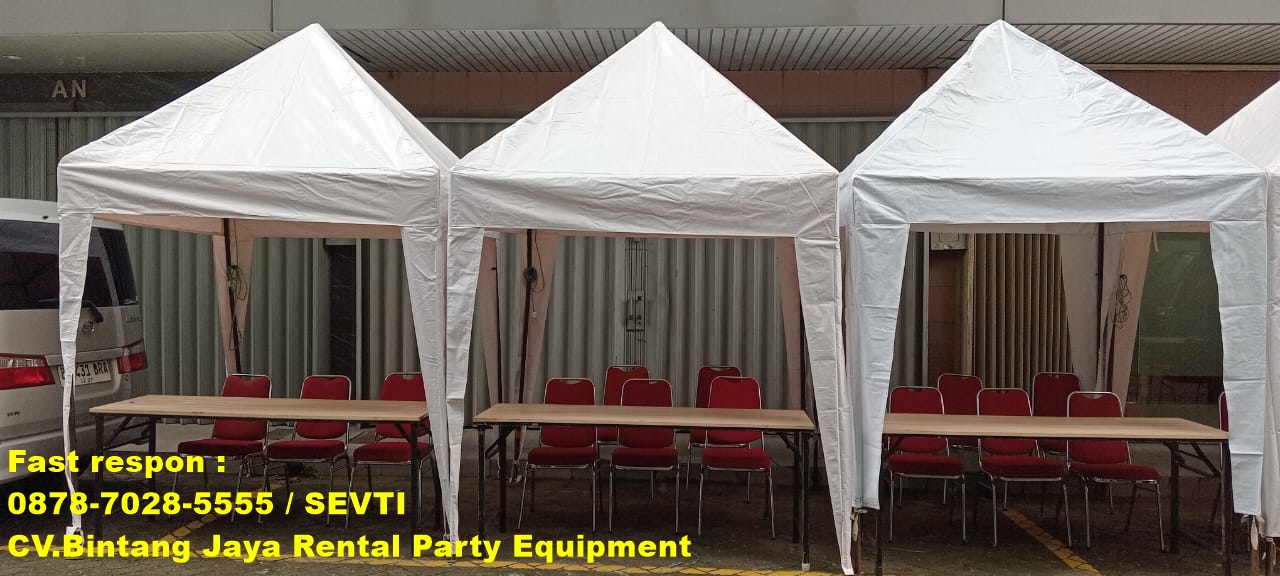 Jasa sewa tenda bazar tenda cafe Jakarta Barat