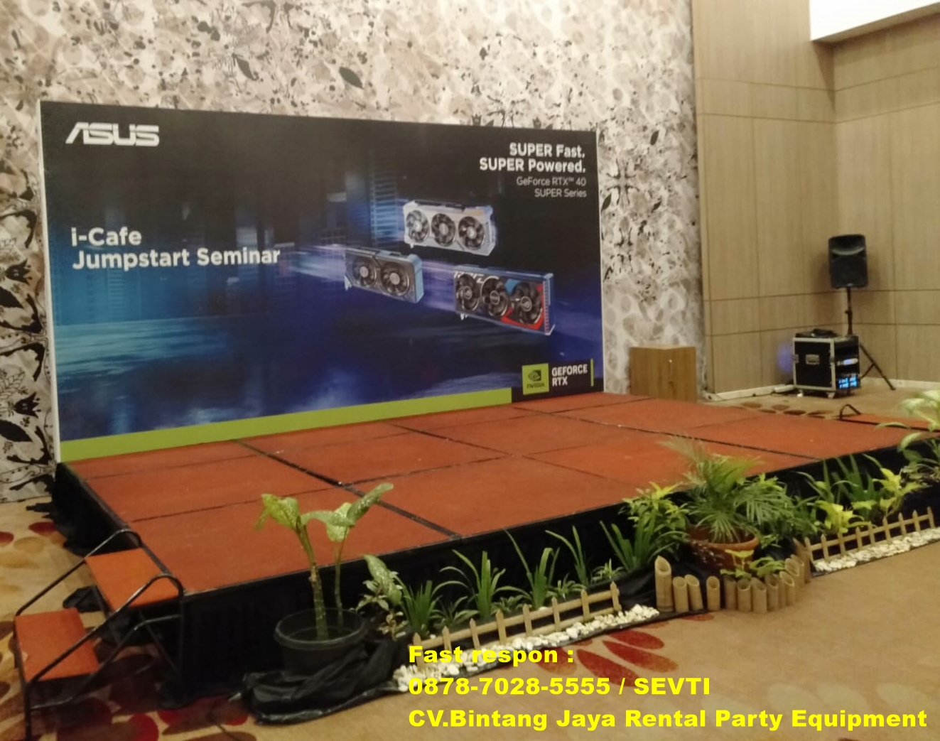 Sewa Panggung Multiplek Karpet Merah Kota Bekasi