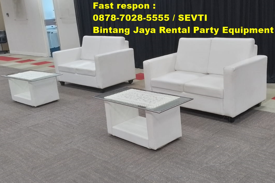 Rental Meja Kaca Vip Meja Tamu VIP Area Karawang Barat