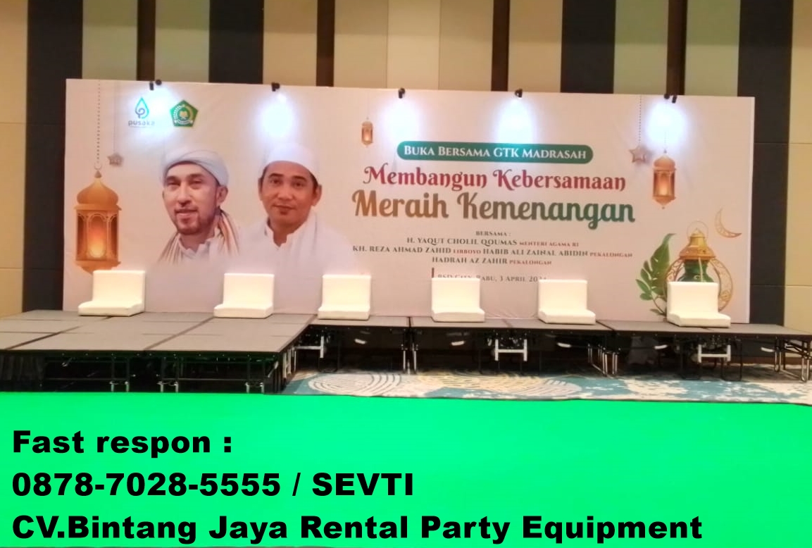 Sewa Aneka Type dan Ukuran Backdrop Area Karawang Timur