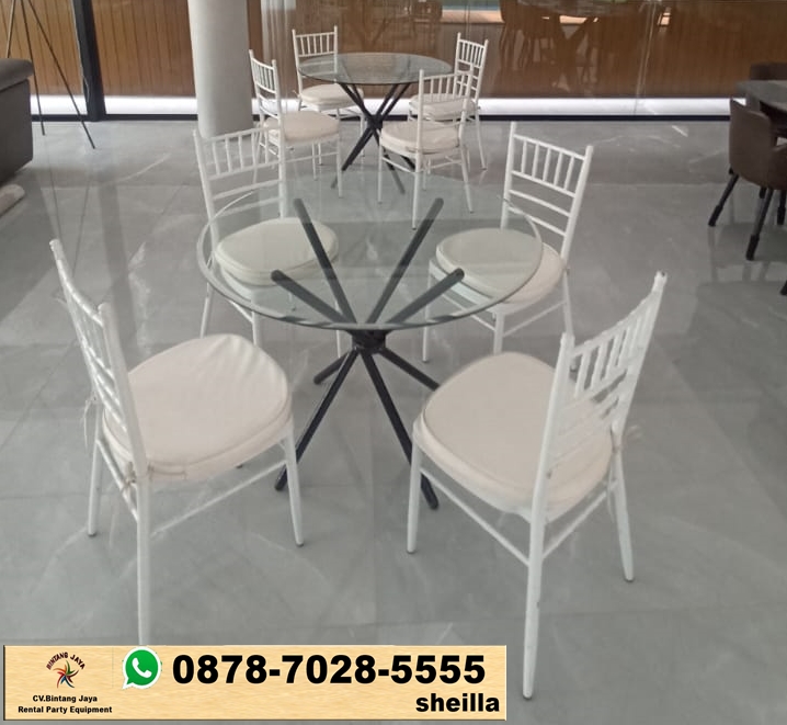 Rental Kursi Kayu Model Tiffany Putih Terdekat Area Jakarta