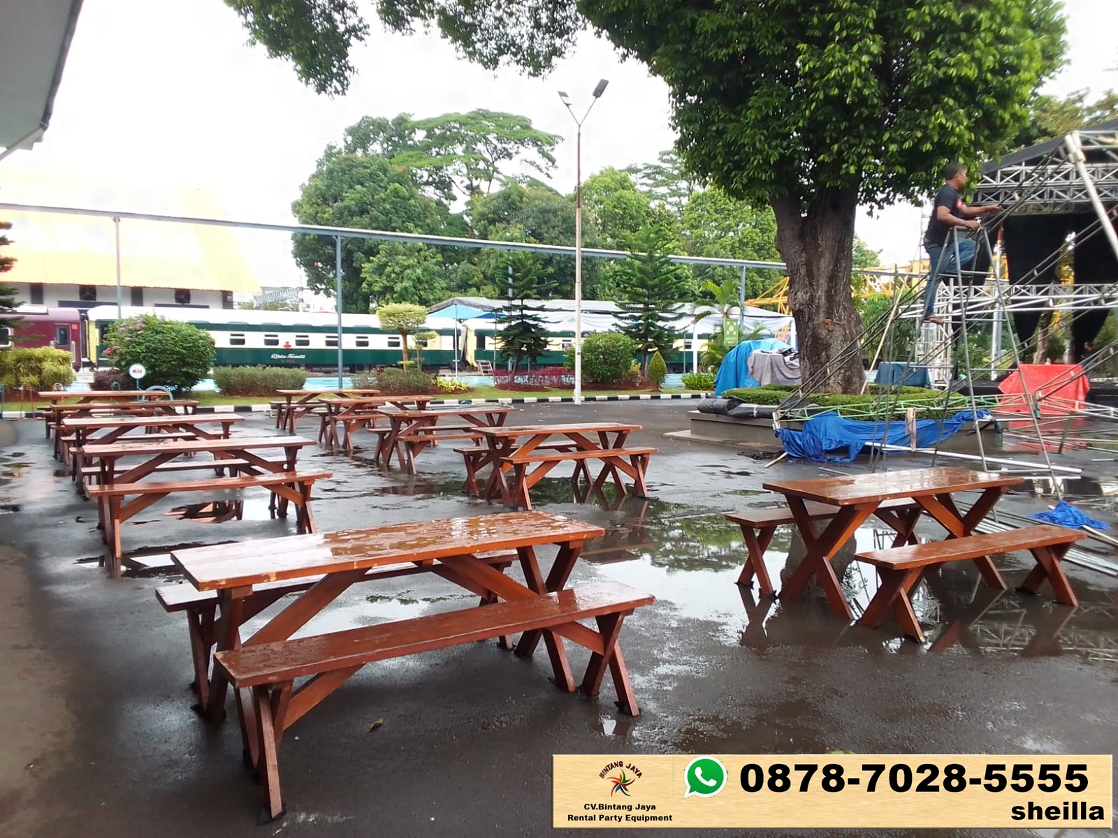 Sewa Meja Kursi Taman Set Type Kaki Extra Area Terdekat Jakarta