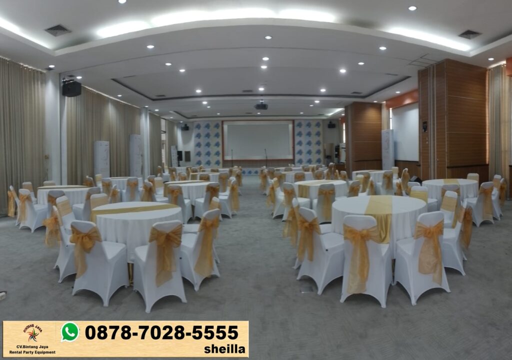 Sewa Meja Ukuran Sedang Type Bundar D160cm Area Jakarta