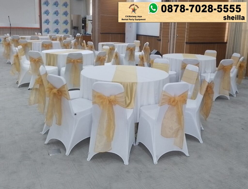 Sewa Meja Ukuran Sedang Type Bundar D160cm Area Jakarta