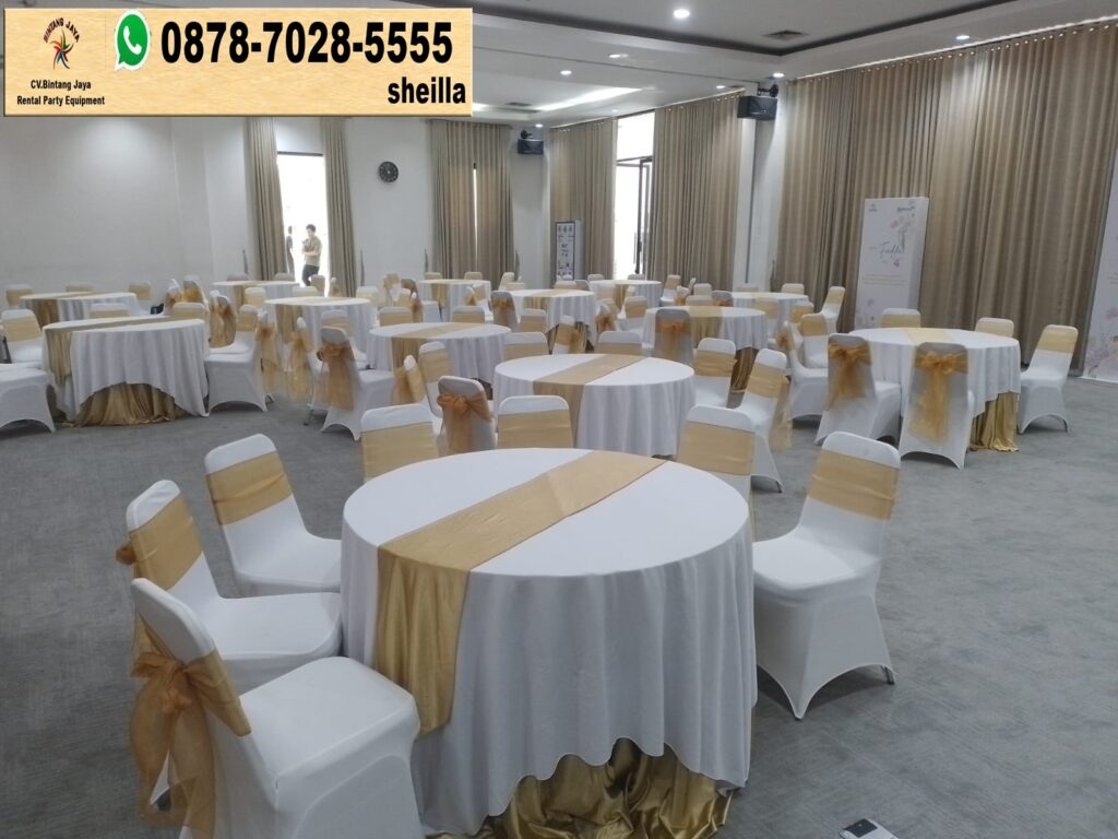 Sewa Meja Ukuran Sedang Type Bundar D160cm Area Jakarta