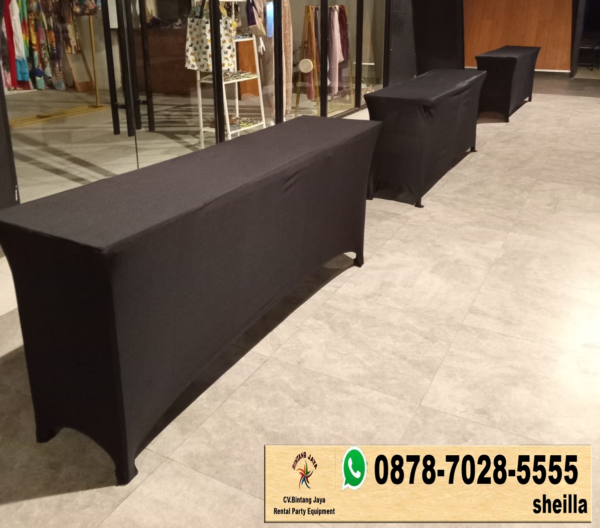 Sewa Meja type Ibm Cover Skirting Area Terdekat Jakarta