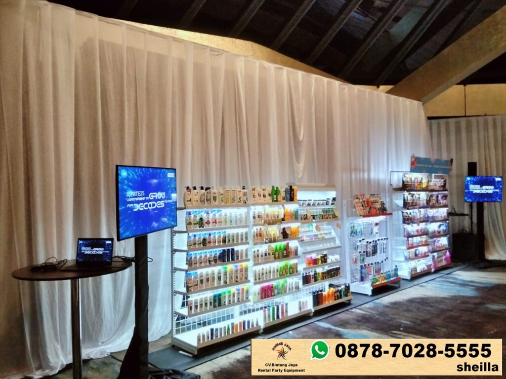 Jasa Sewa Sofa Oval Putih Dan Tirai Putih Area Jakarta