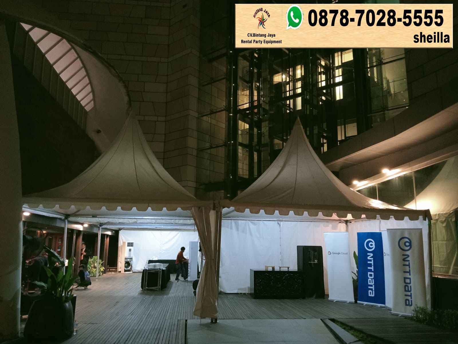 Pusat Sewa Tenda Sarnafil Dan Misty Fan Area Jakarta