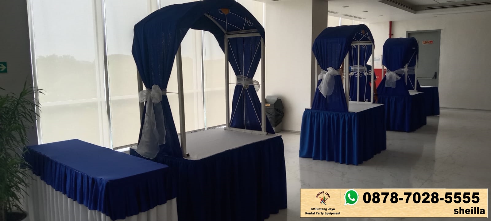 Sewa Gubugan Dan Meja Bundar Area Kawasan Industri Cakung Jaktim