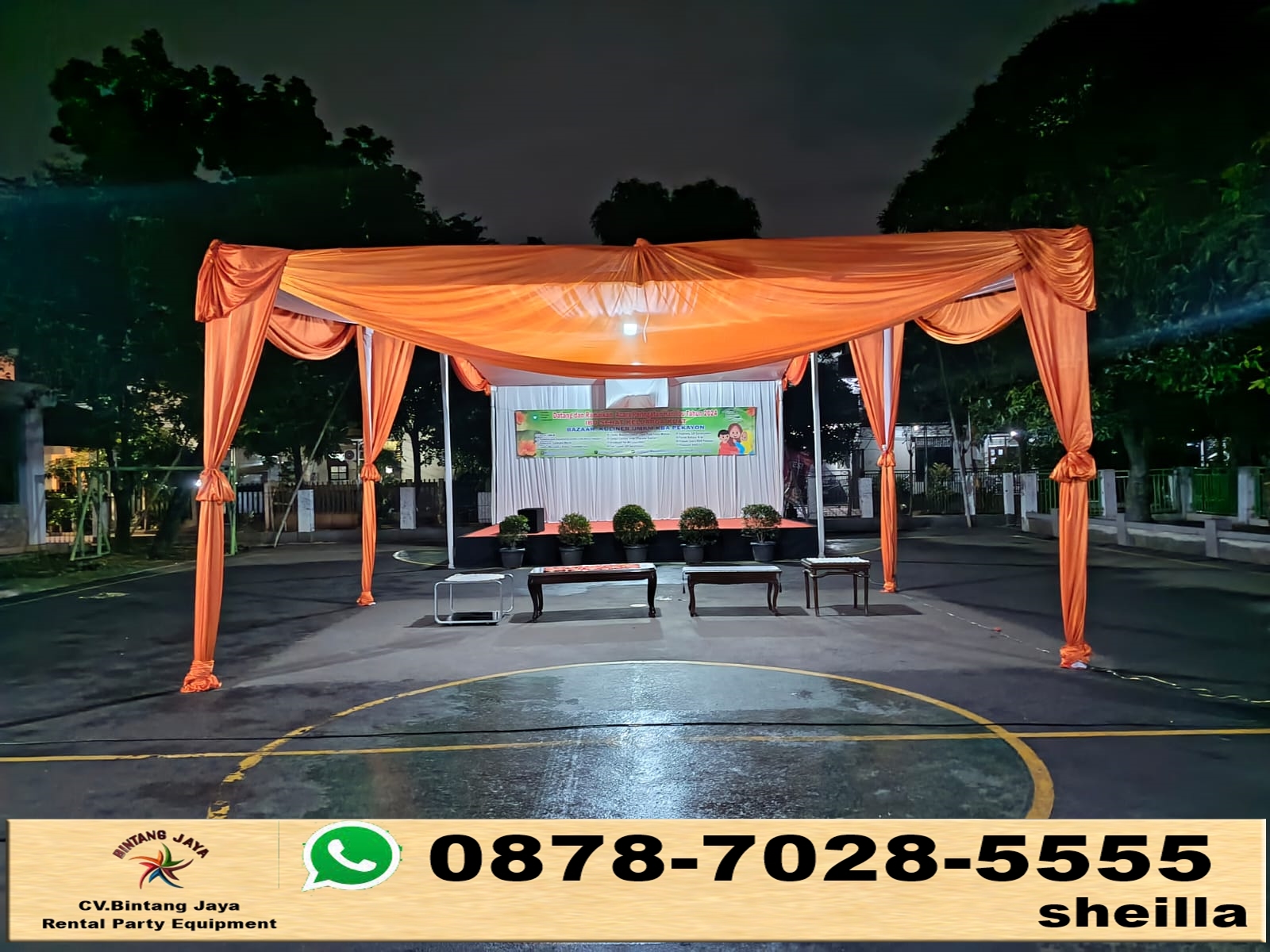 Sewa Tenda Event Akhir Tahun Area Jakarta