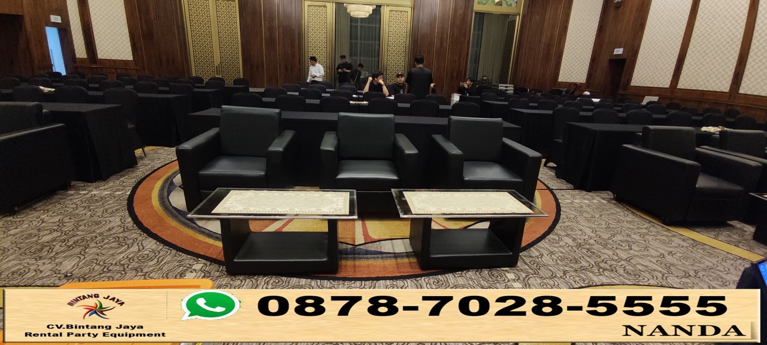 Jasa Sewa Sofa Empuk Type Single Warna Hitam Di Bogor