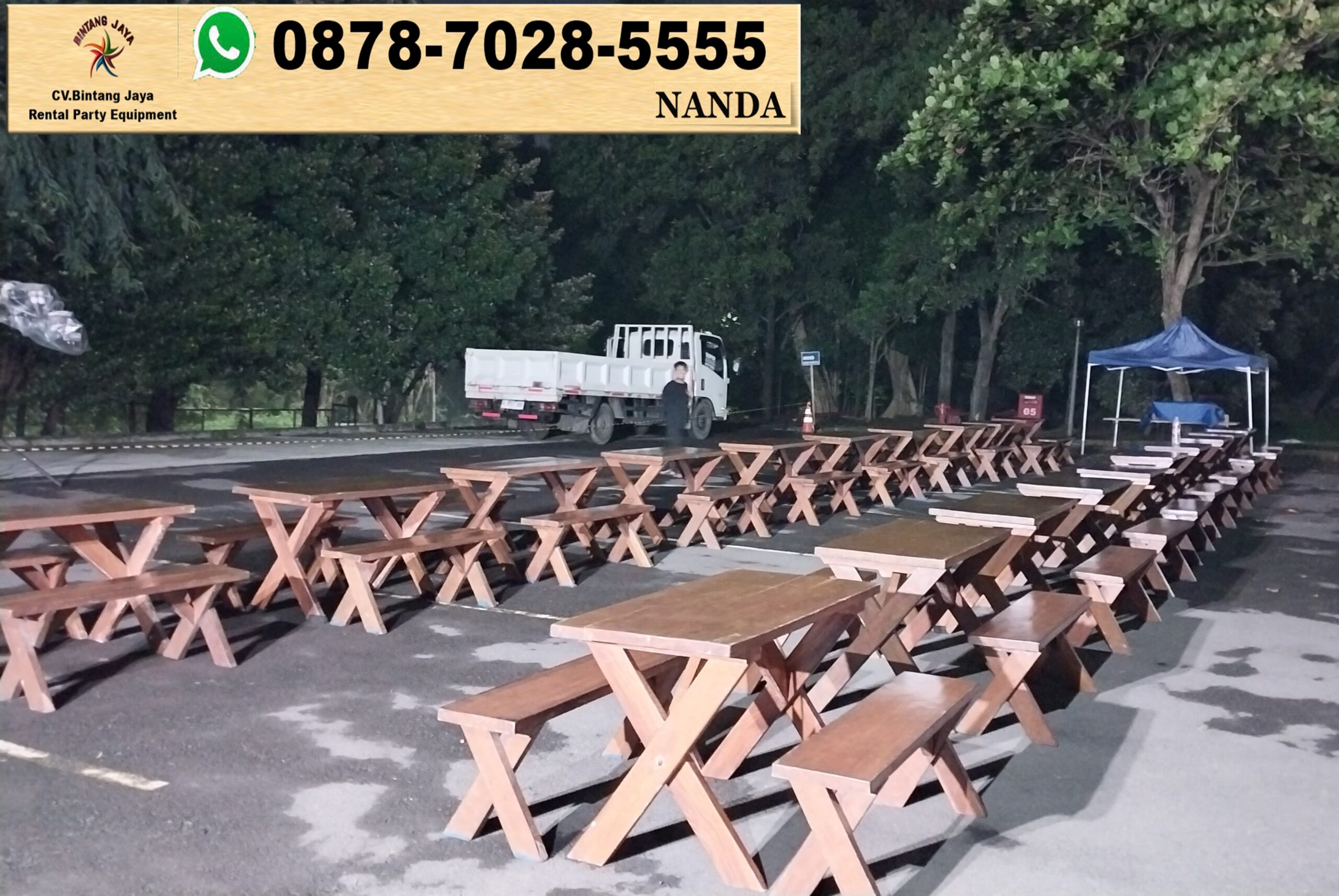 Disewakan Meja Set Kursi Kayu Event Bukber Out Door Di Jakarta2 Disewakan Meja Set Kursi Kayu Event Bukber Out Door Di Jakarta
