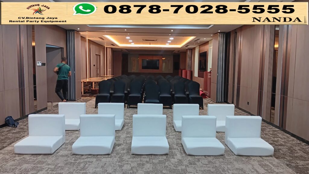 Jasa Sewa Sofa Lesehan Kotak Putih Area Jakarta