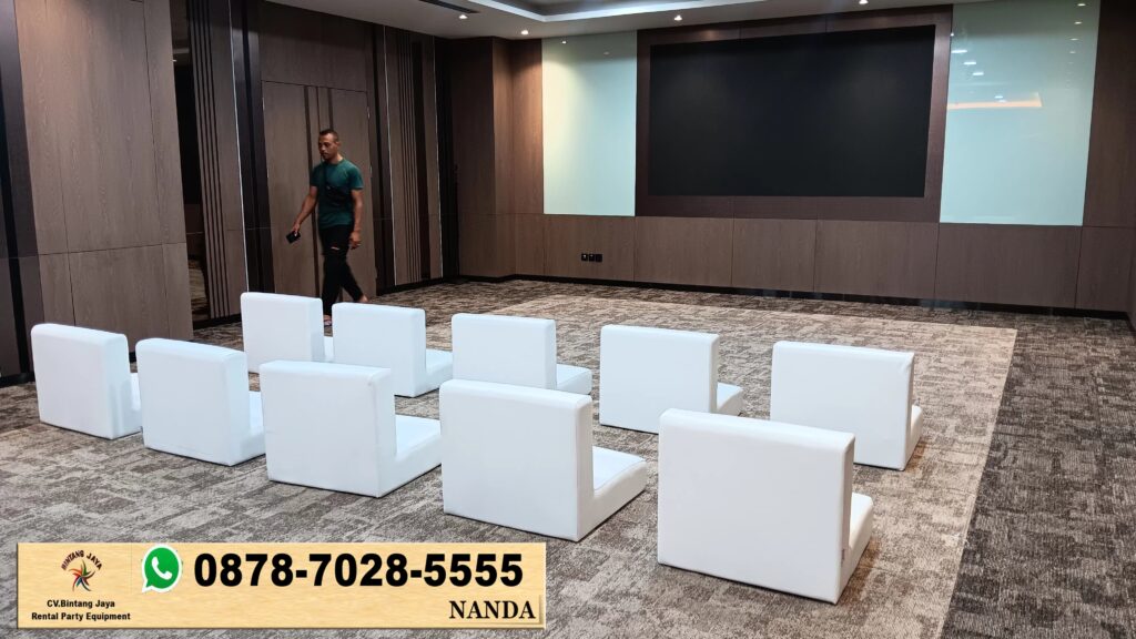Jasa Sewa Sofa Lesehan Kotak Putih Area Jakarta