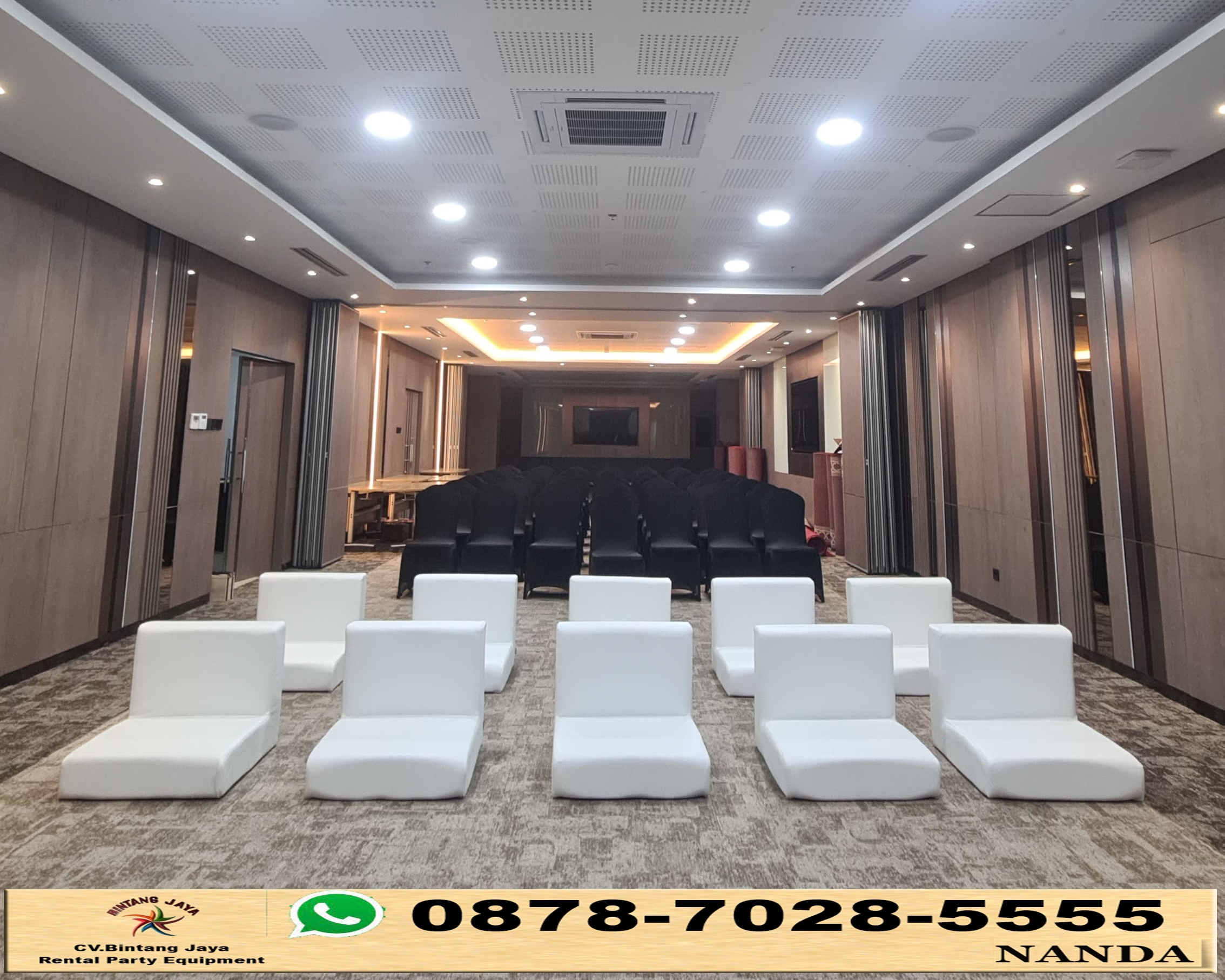 Jasa Sewa Sofa Lesehan Kotak Putih Area Jakarta