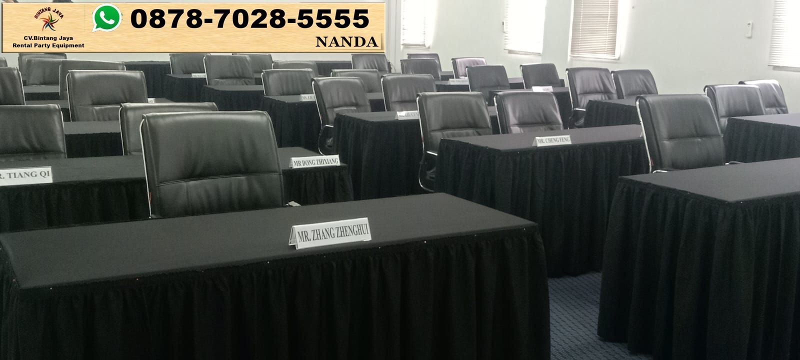 Sewa Meja Kotak Dan Kursi Direktur Di Jakarta Pusat