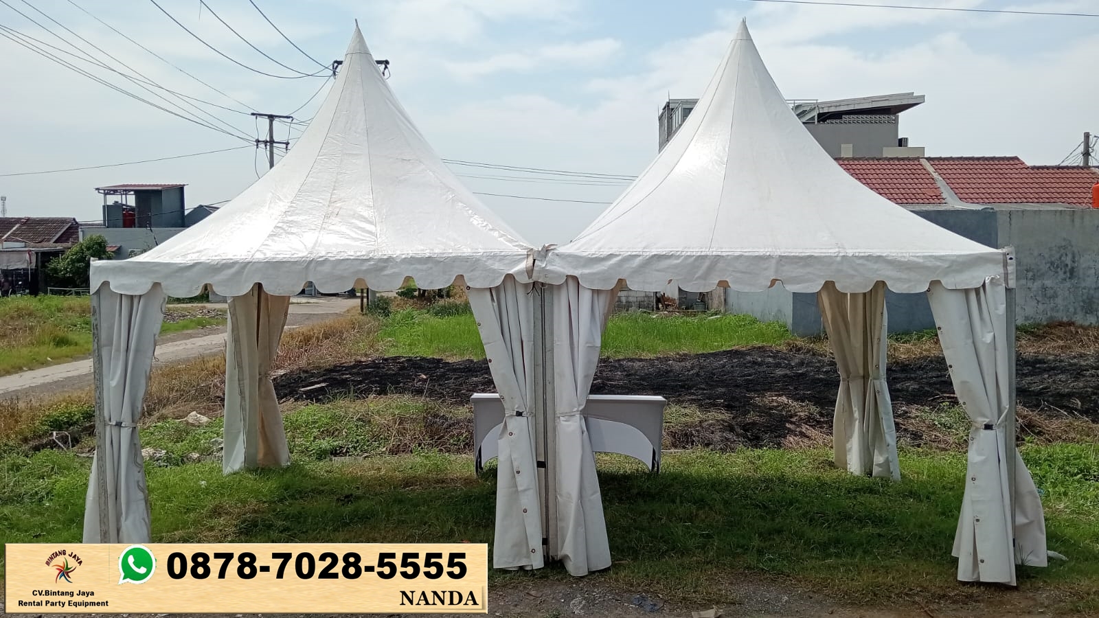 Jasa Sewa Tenda Kerucut Ukuran 5X5M Kawasan Jakarta
