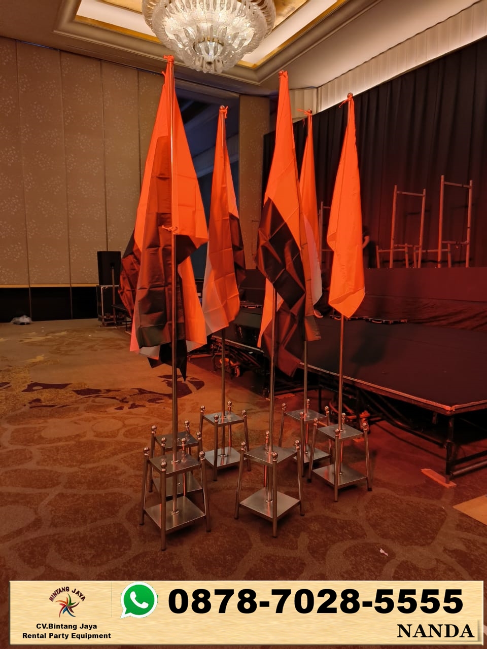 Jasa Sewa Tiang Bendera VIP Satinless di Jakarta1 Jasa Sewa Tiang Bendera VIP Satinless di Jakarta