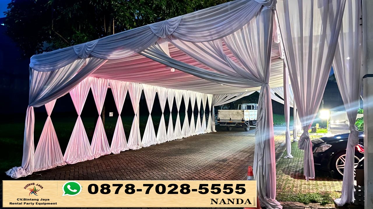Sewa Tenda Seriut Kain Rempel 0878-7028-5555 Area Jakarta