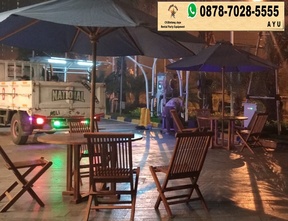 Sewa Meja Kursi Outdoor Tenda Parasol di Jakarta