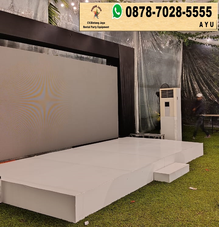 Sewa Panggung Kotak Melaminto Putih Jakarta