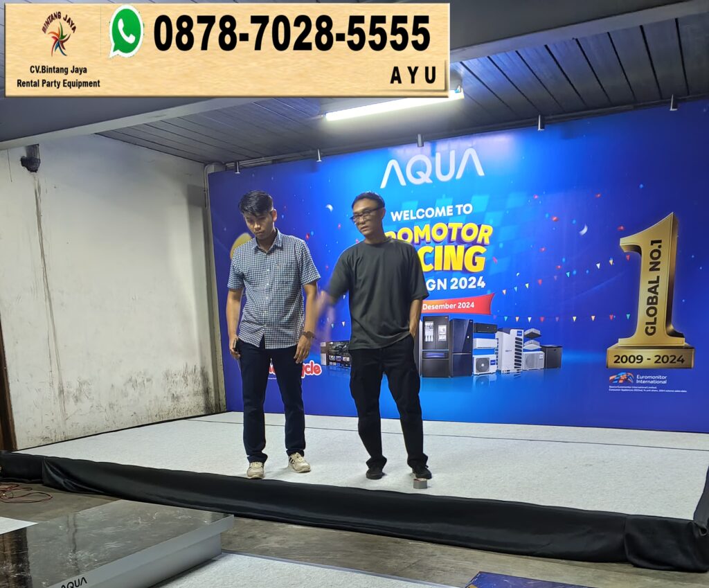 Sewa Panggung Kotak Melaminto Putih Jakarta