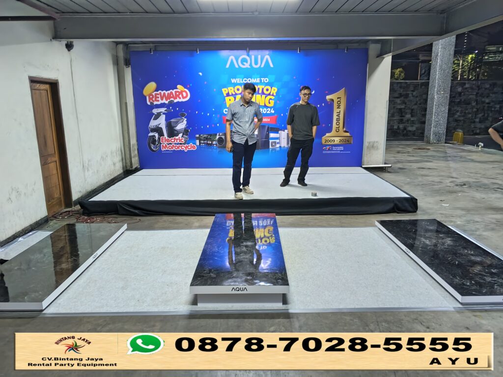 Sewa Panggung Kotak Melaminto Putih Jakarta