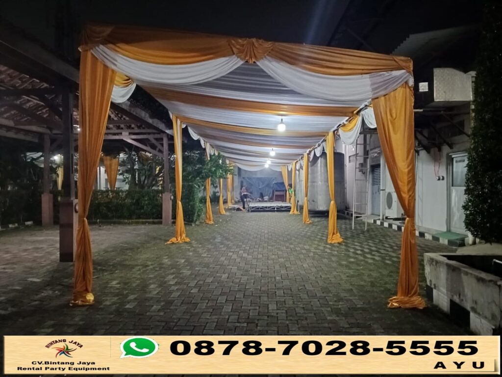 Jasa Sewa Tenda Serut Konvensional di Jakarta Bekasi