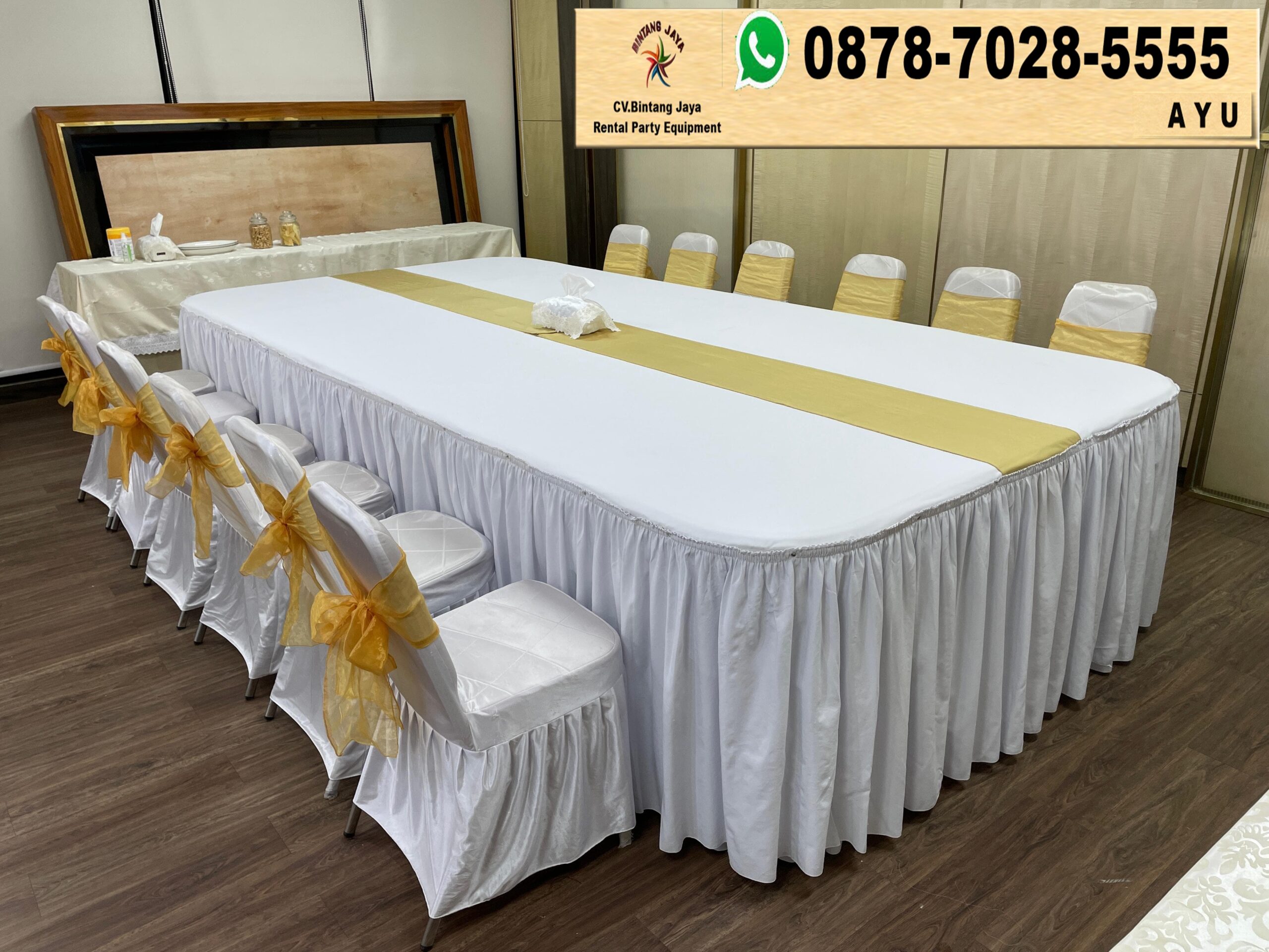Rental Cover Meja Dan Sarung Kursi Jakarta