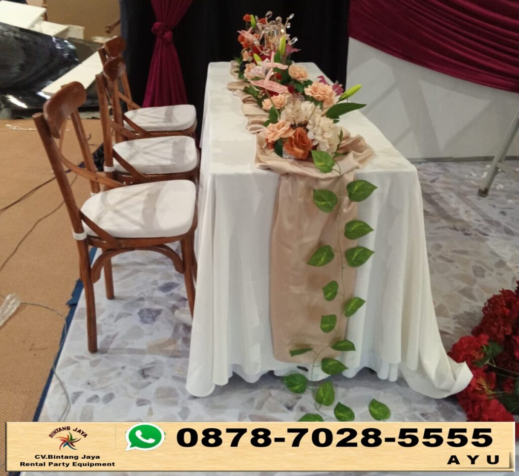 Sewa Meja Dan Kursi Akad VIP Set di Jakarta