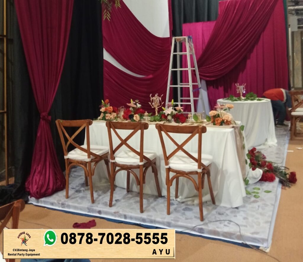 Sewa Meja Dan Kursi Akad VIP Set di Jakarta