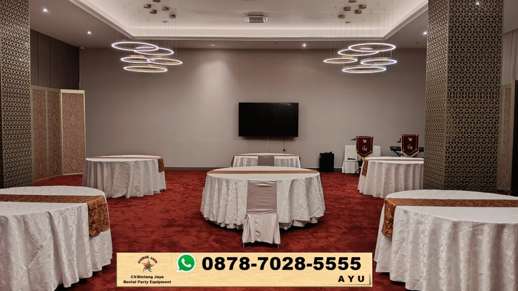 Pusat Sewa Round Table Beragam Ukuran Model Dan Warna Cover Jakarta